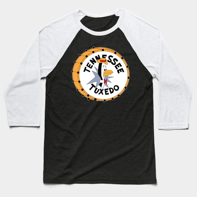 Tennessee Tuxedo Baseball T-Shirt by AlanSchell76